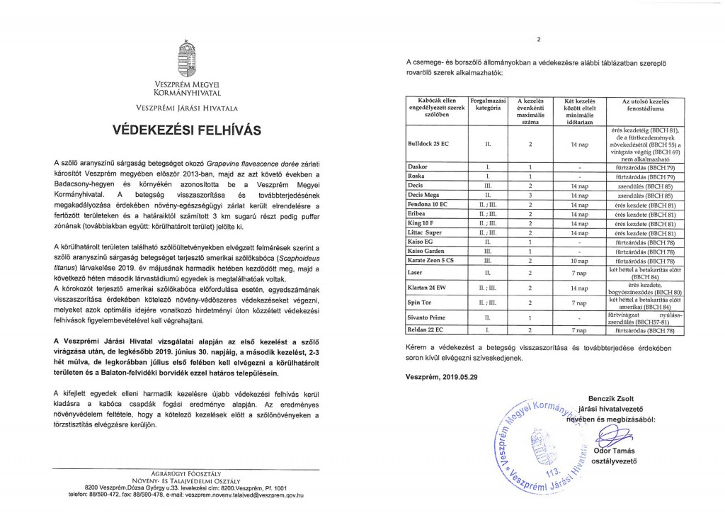 Védekezési felhívás Grapevine Elleni Vedekezes 1024x724
