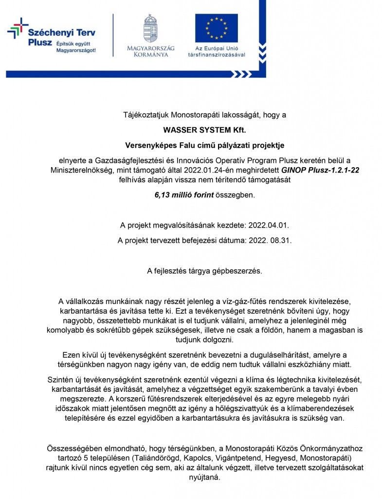 Wasser Közösségi Média Tájékoztató Oldal 785x1024