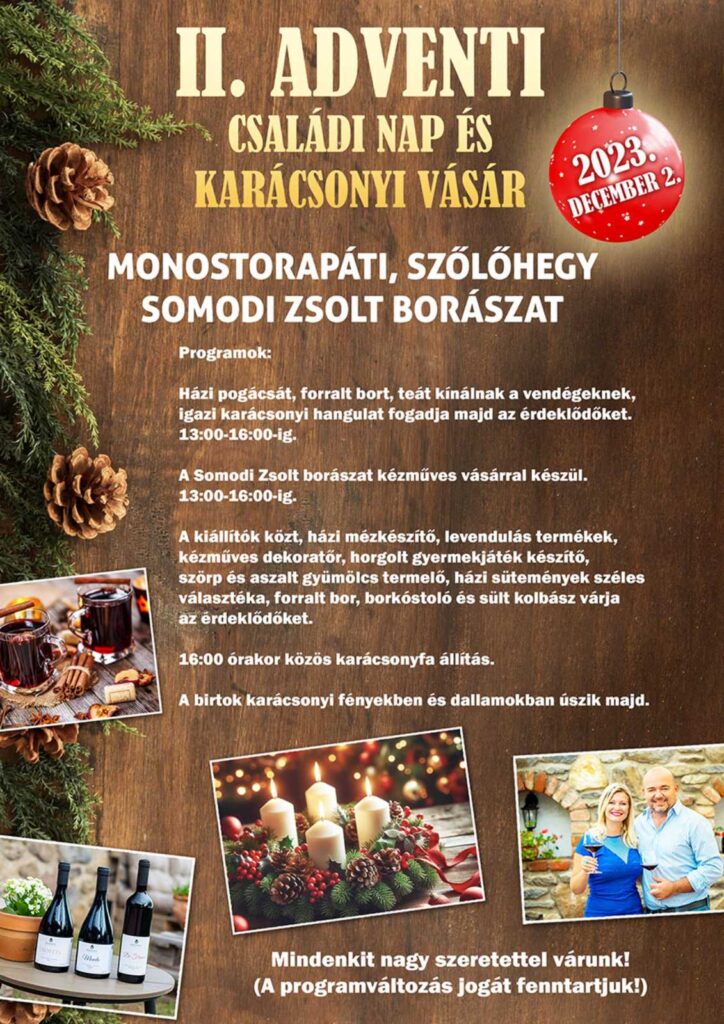 Plakat Adventi Csaladi Nap 2023 724x1024