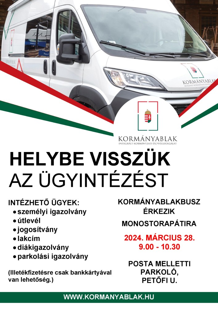 Hirdetmeny Kab Busz 20240328