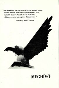 Épített értékeink A meghívó címlapja